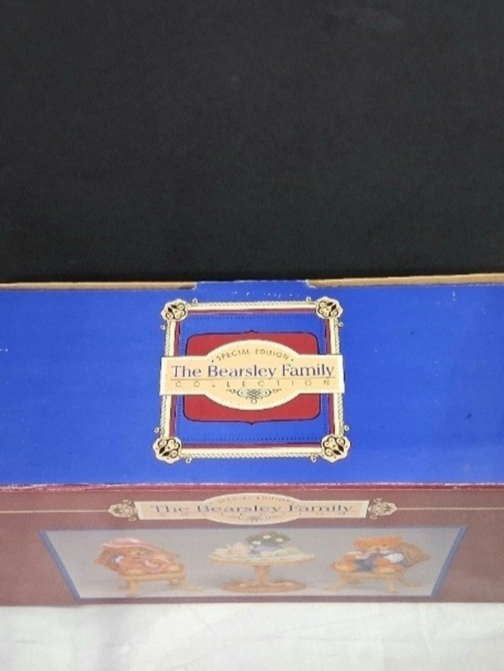 Vtg 1998 House of Lloyd Bearsley Family Two for Tea Bear Figurine Set Complete - Picture 2 of 11